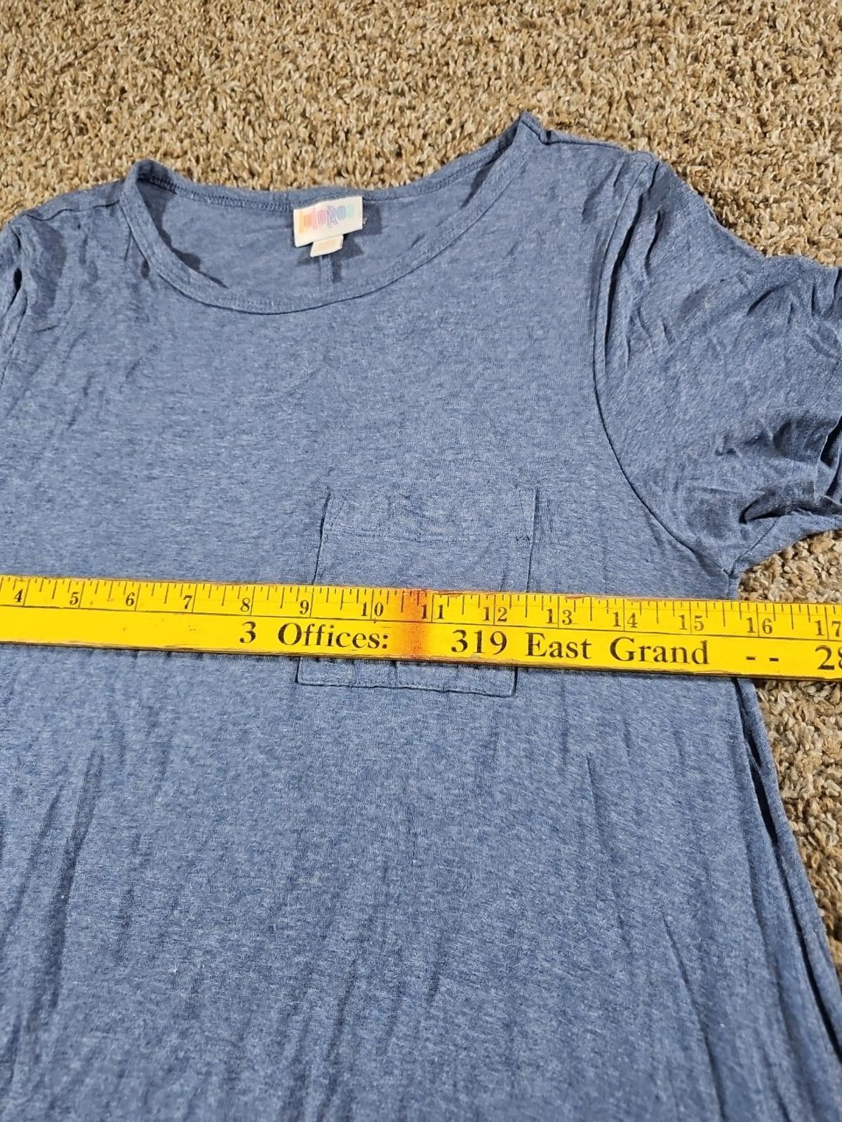 Lularoe Dress Blue XXS front Pocket
