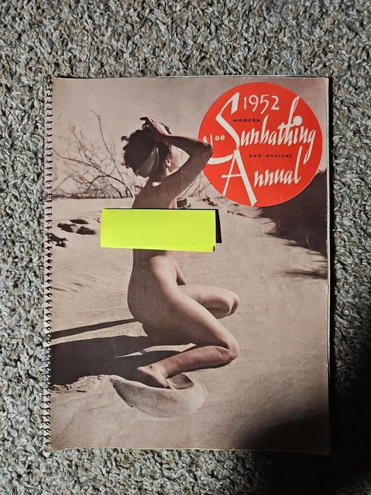 Vintage modern sunbathing & Hygiene Annual 1952 magazine