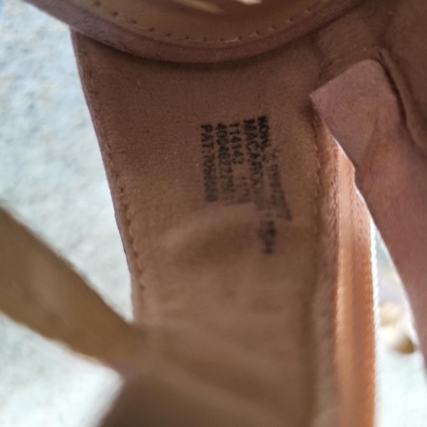 Lauren Conrad Strappy Pointed Toe Flats Macaroon Blush 9M