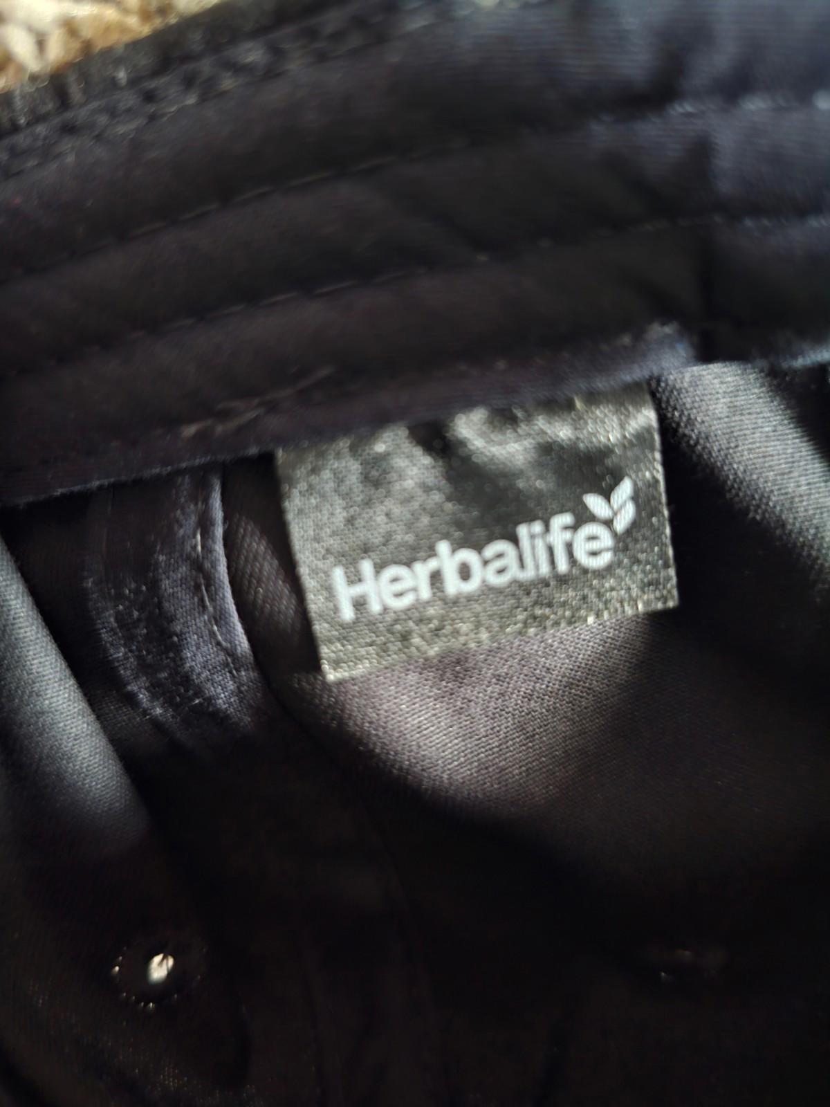 Herbalife Black Strapback Hat