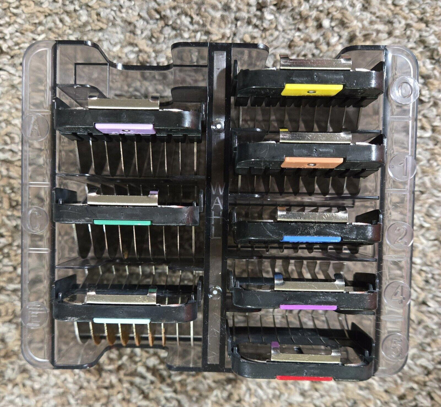 Stainless Steel Hair Clipper Attachment Comb Set Moser Wahl Ermila 1247-7440