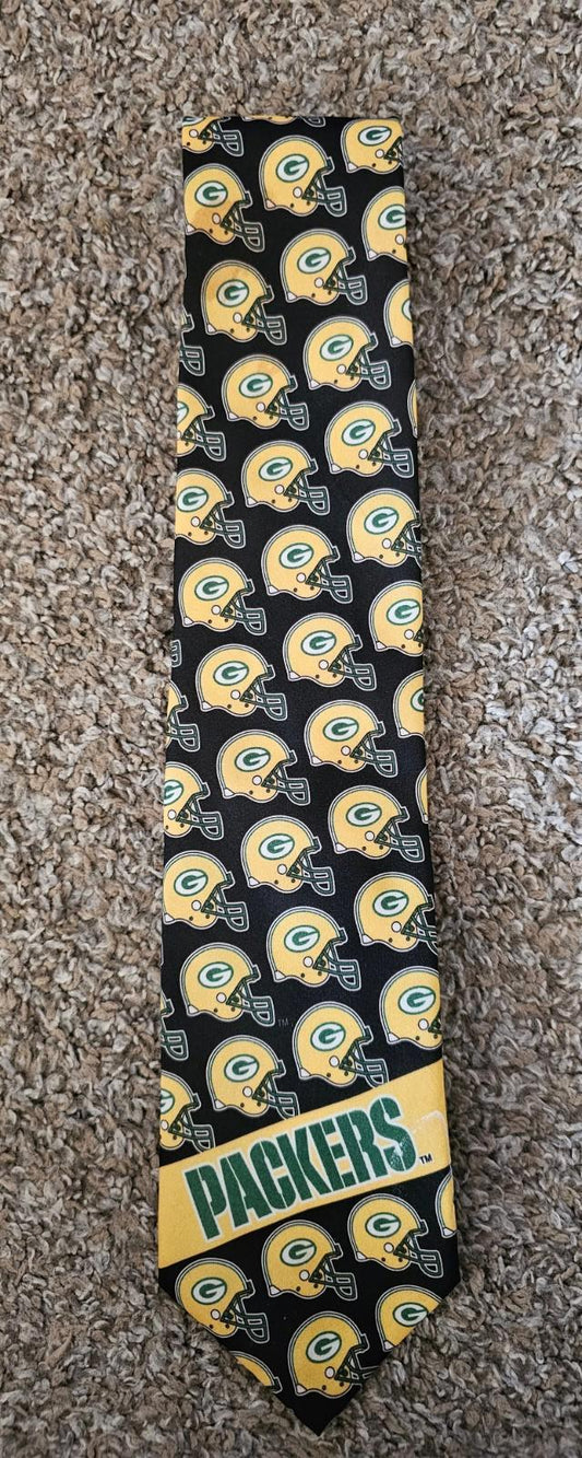 Vintage Green Bay Packers NFL Tie 1997 Ralph Marlin Stained