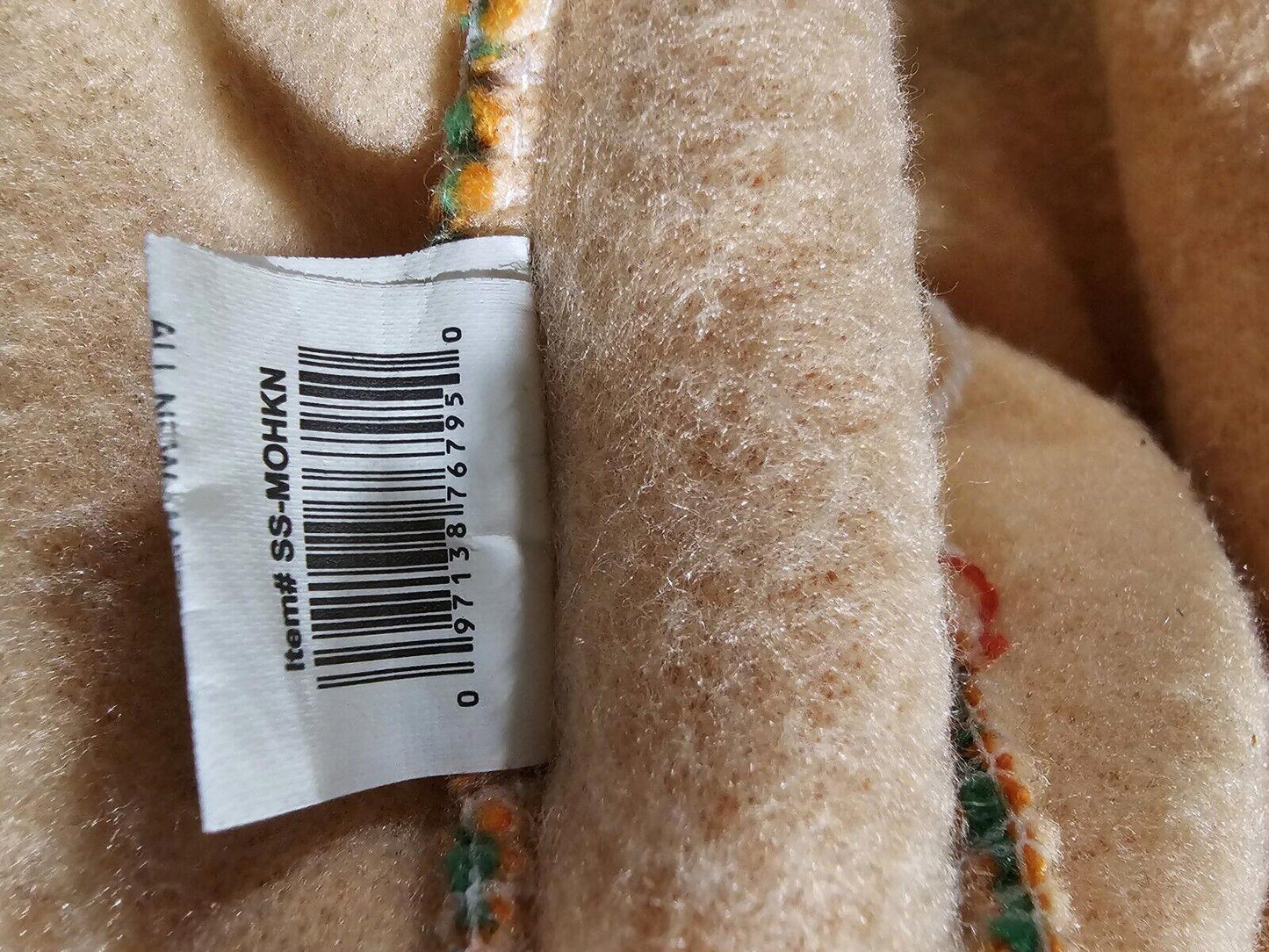 ss-mohkn irish Clover tassle Mohawk beanie