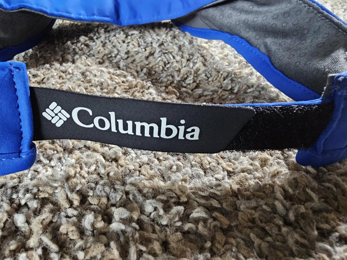 Columbia Visor Hat Mens Golf One Size Cap Blue Beach Outdoor