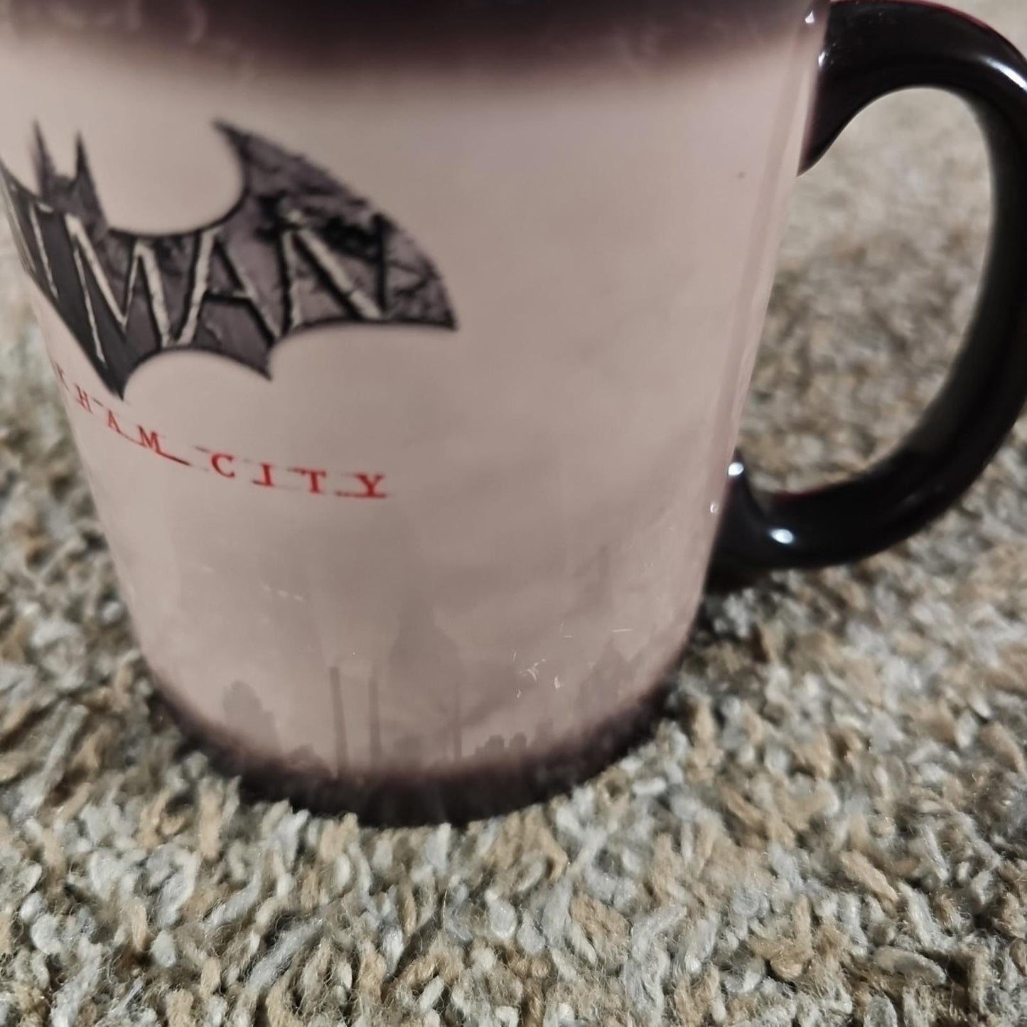 Batman Arkham City Heat Activated Coffee Morphing Mug