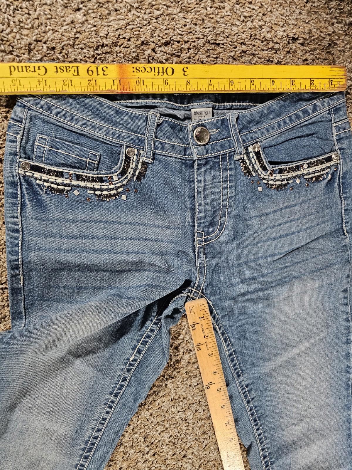Blustitch Jeweled Sz 4 Jeans