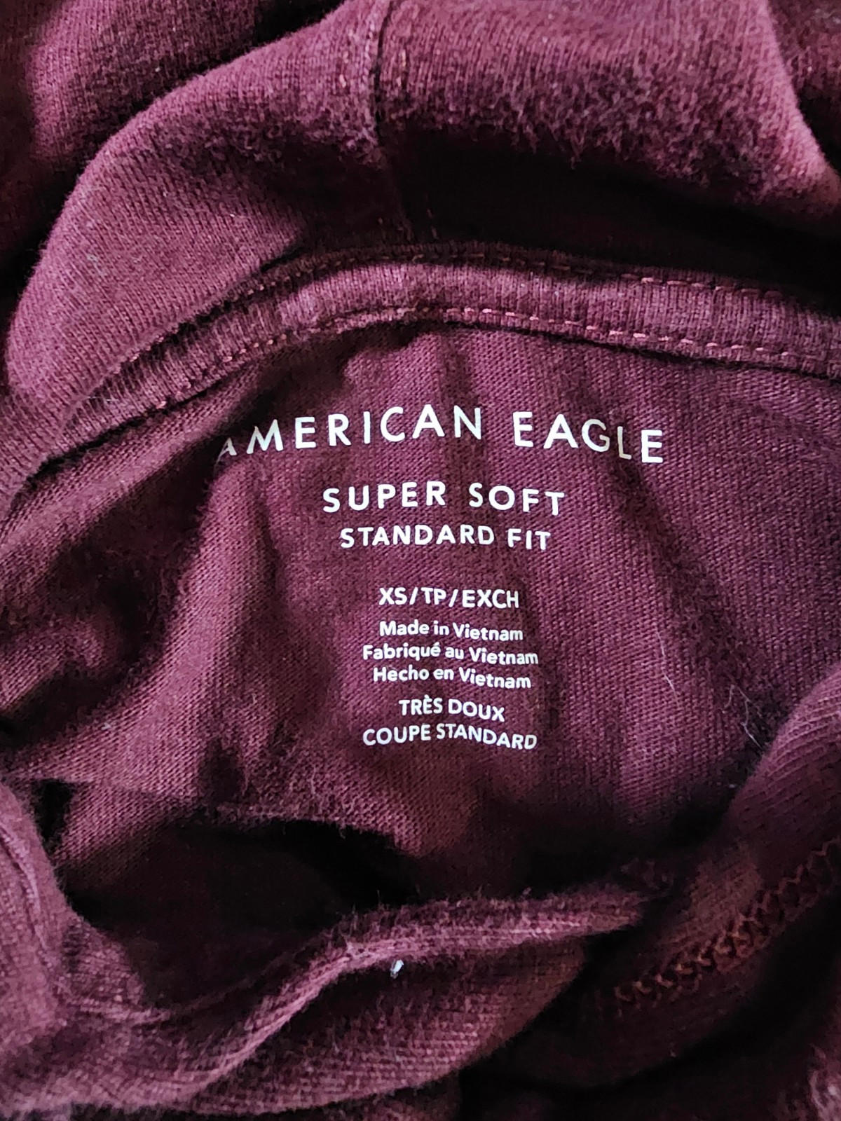 american eagle super soft Standard Fit XS hoodie