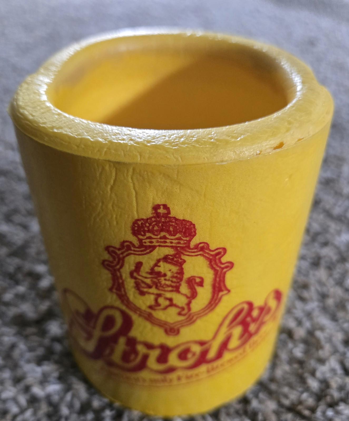 Vintage Stroh's Foam Insulated Can Cooler
