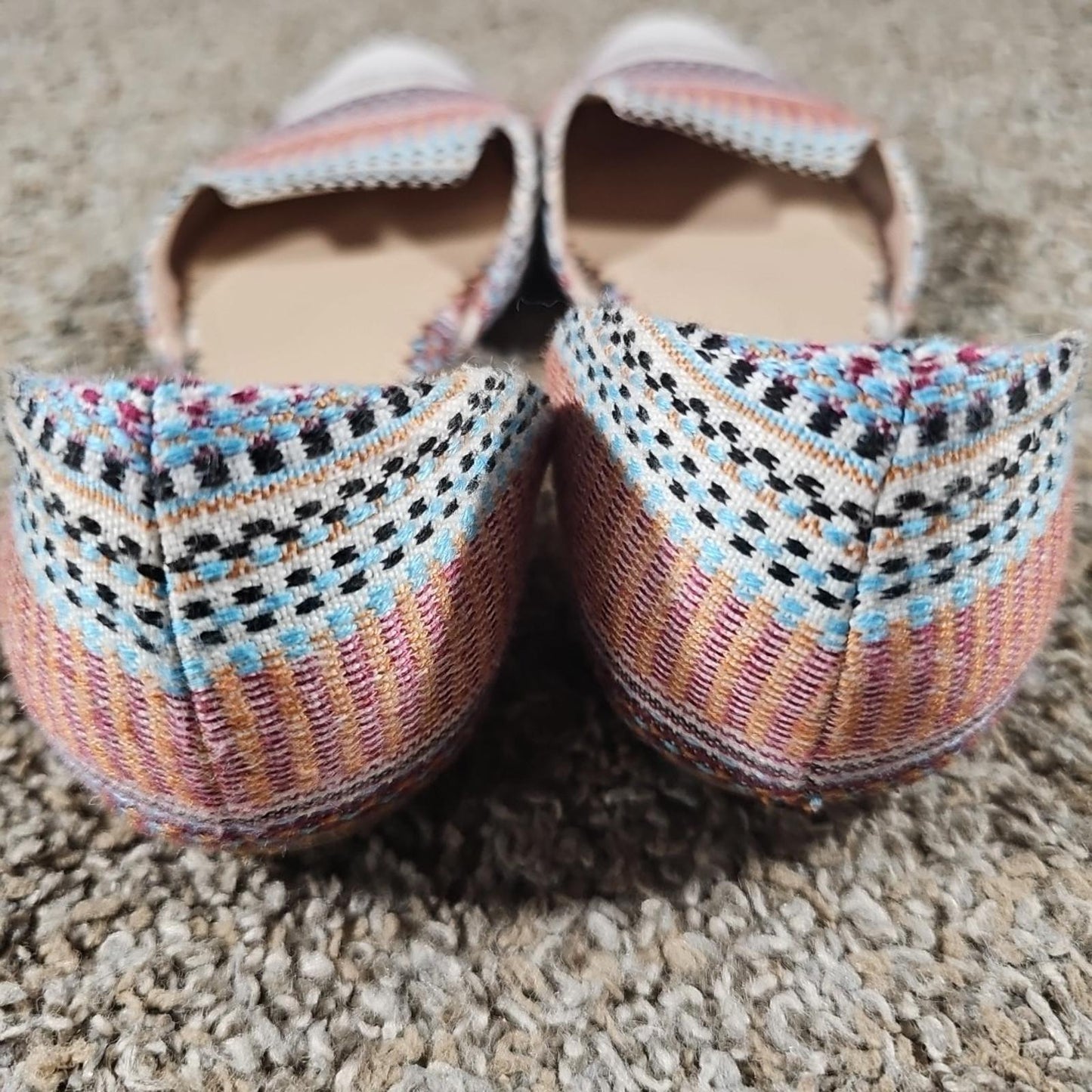 Restricted Womens Ballet Flats 7.5 Boho Casual Travel Shoes