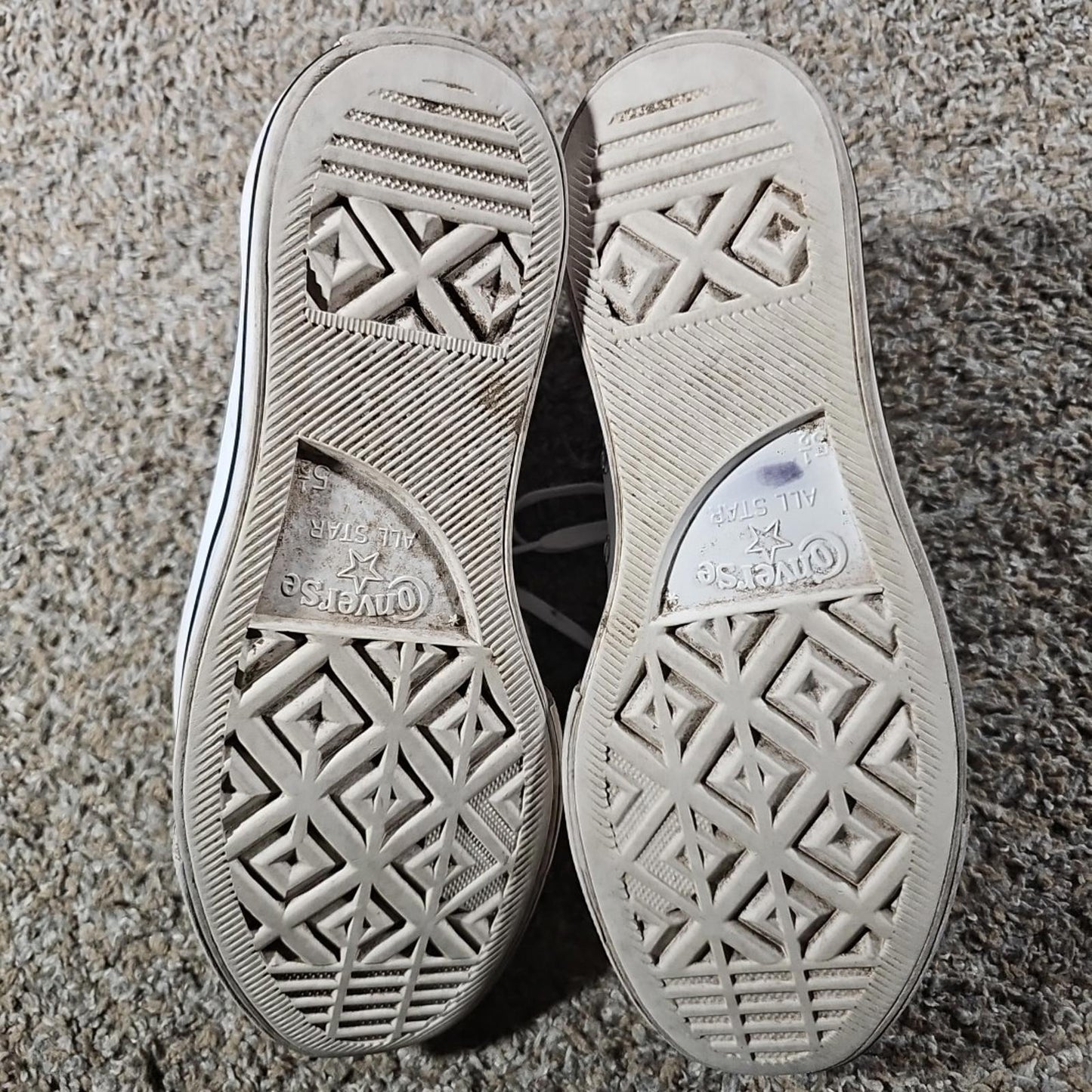 Womens 7.5 UK5.5- Converse Chuck Taylor All Star Lift High White Leather Shoes