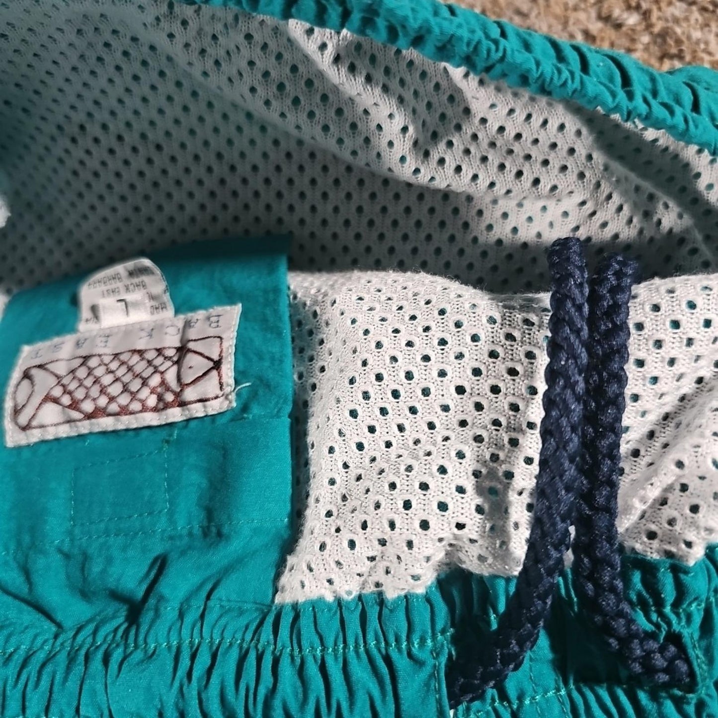 Back East Santa Barbara L Drawstring Swim Trunks