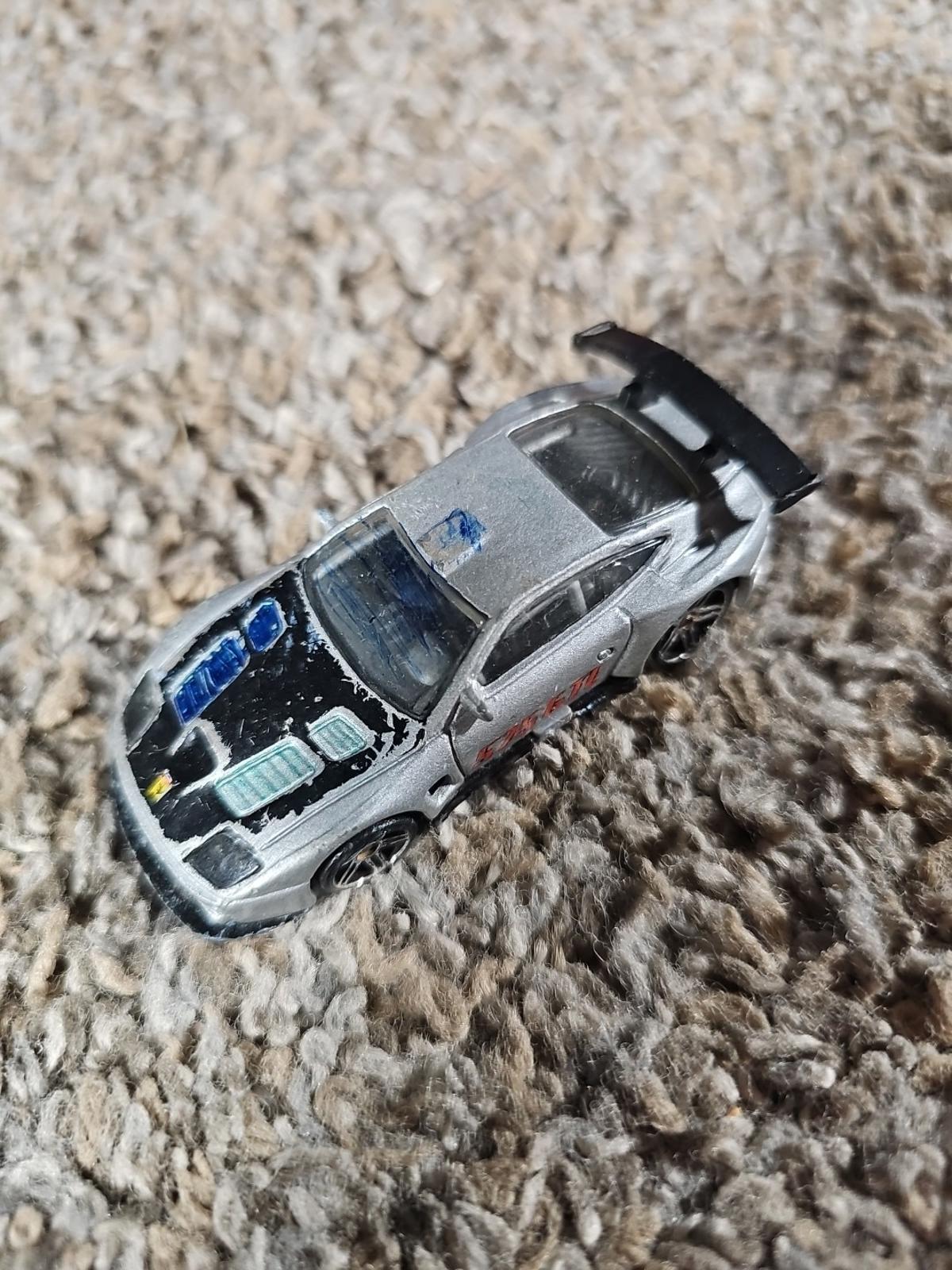 Hot Wheels Silver & Black Ferrari 575 GTC Loose Diecast 1:64