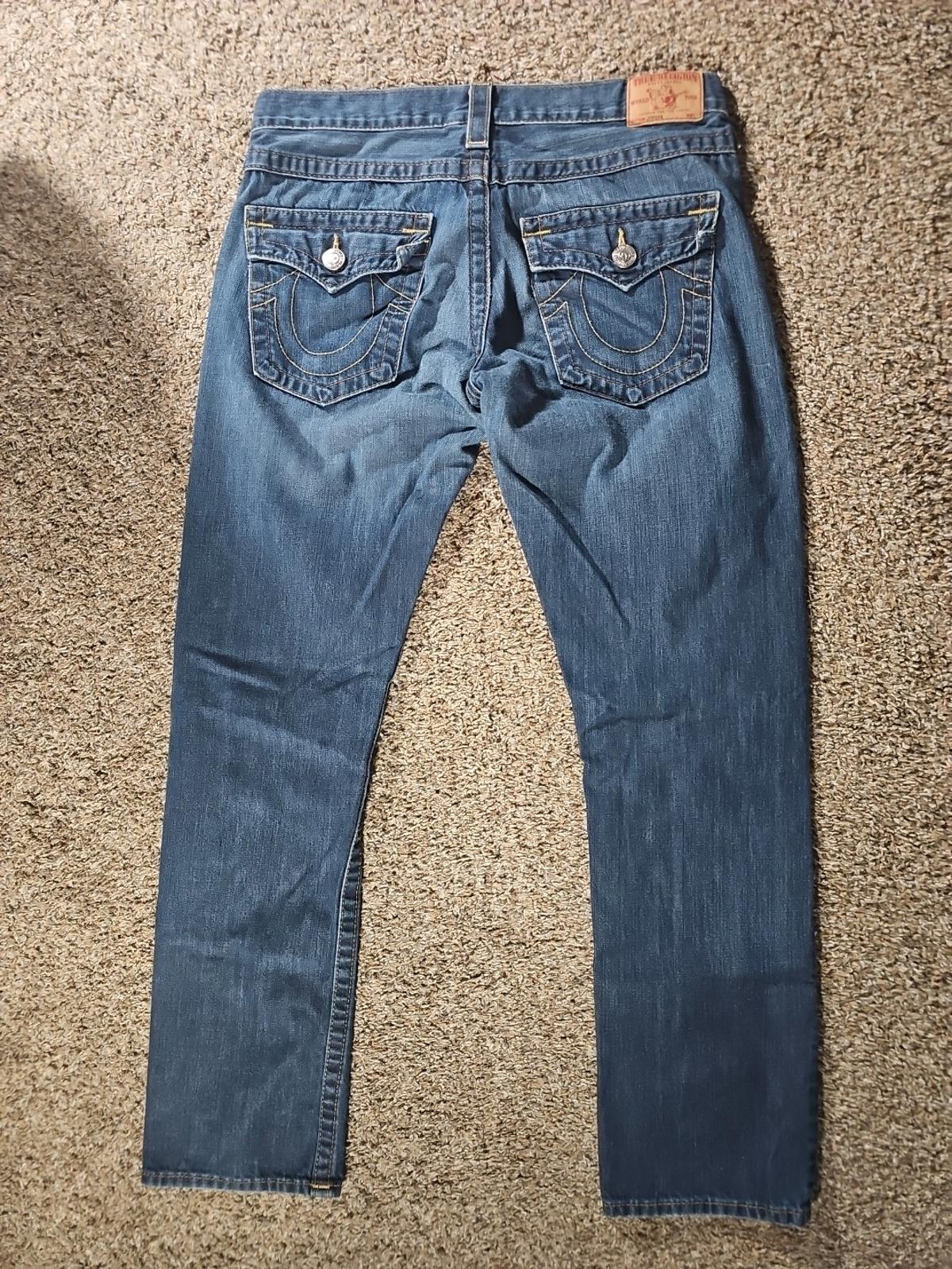 True Religion Jordan Sz 28 Flap Pockets Jeans