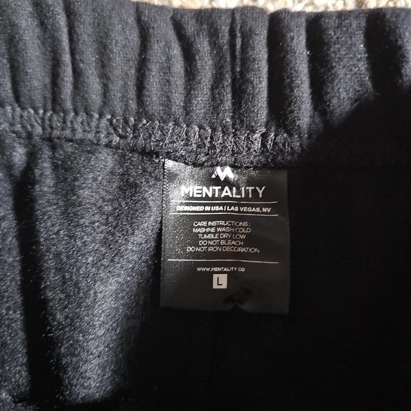 Mentality L Black Gym Shorts