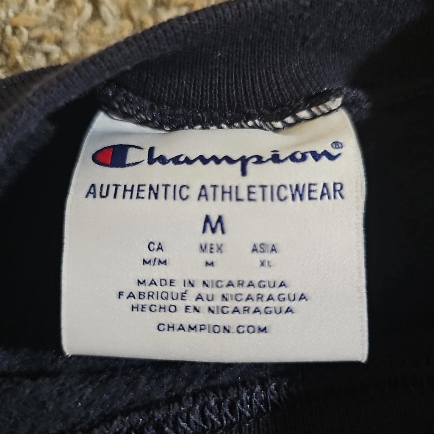 Butler University Champion Athleticwear Blue Sweatshirt Sz M