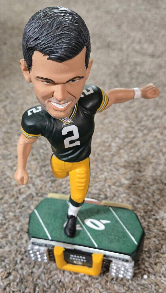 Team Beans FOCO "Legends Of The Field" Mason Crosby #2 - K Bobblehead 26 Of 1000