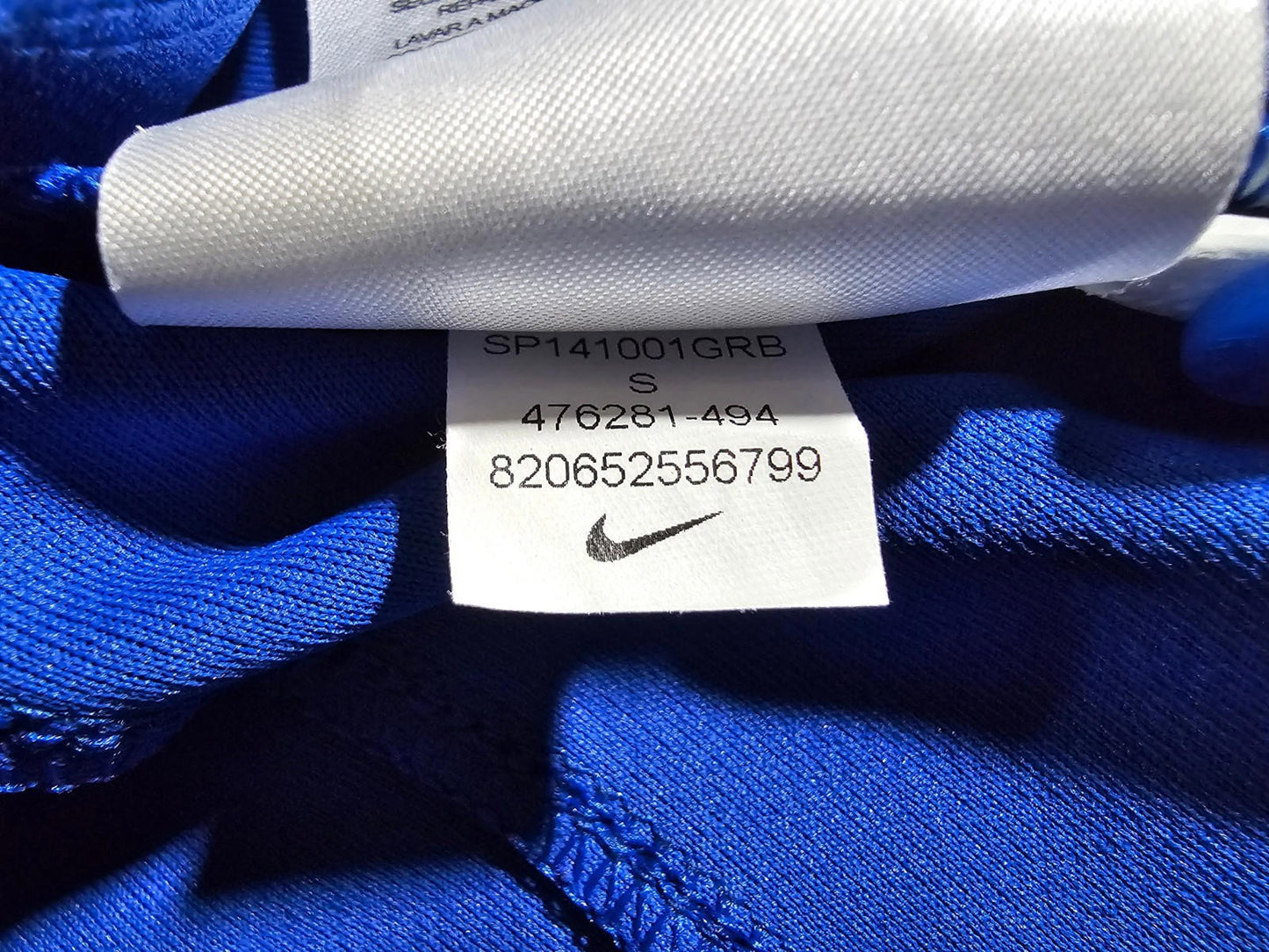 Nike Golf Dri-Fit Polo Shirt Mens S Blue Golf Breathable LM