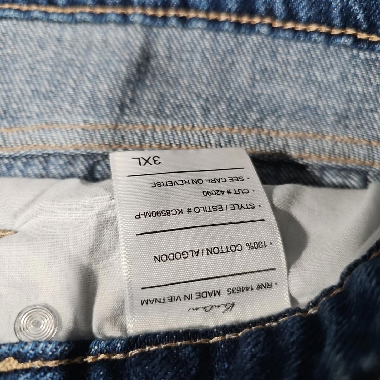 KanCan Los Angeles Destroyed Cutoff Jean Shorts 3XL