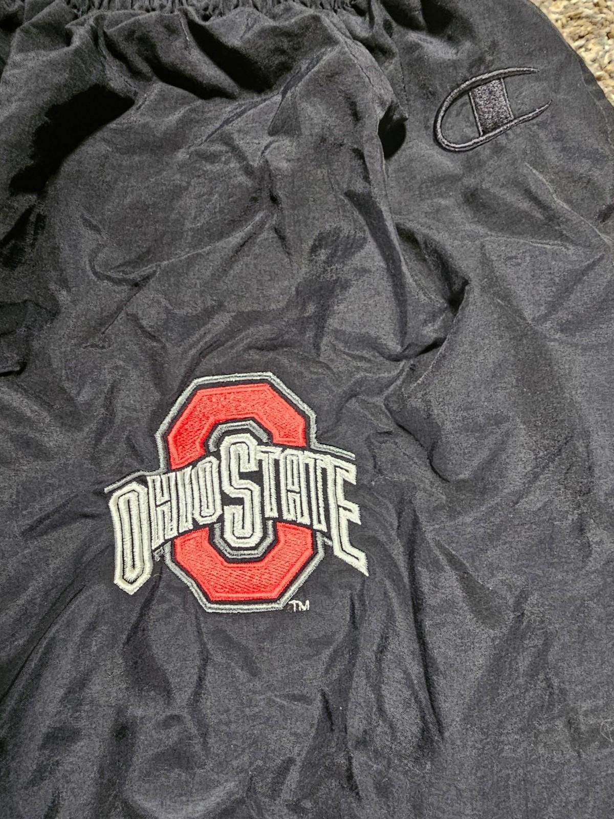 Champion Ohio State Buckeyes Lined Track Pants Ankle Zip