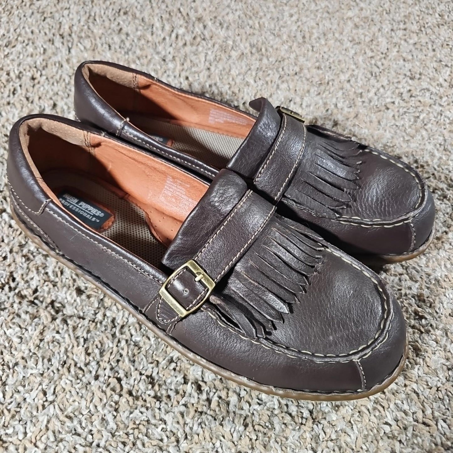 Hush Puppies Professional 17191 Sz 11M Slip On Shoes