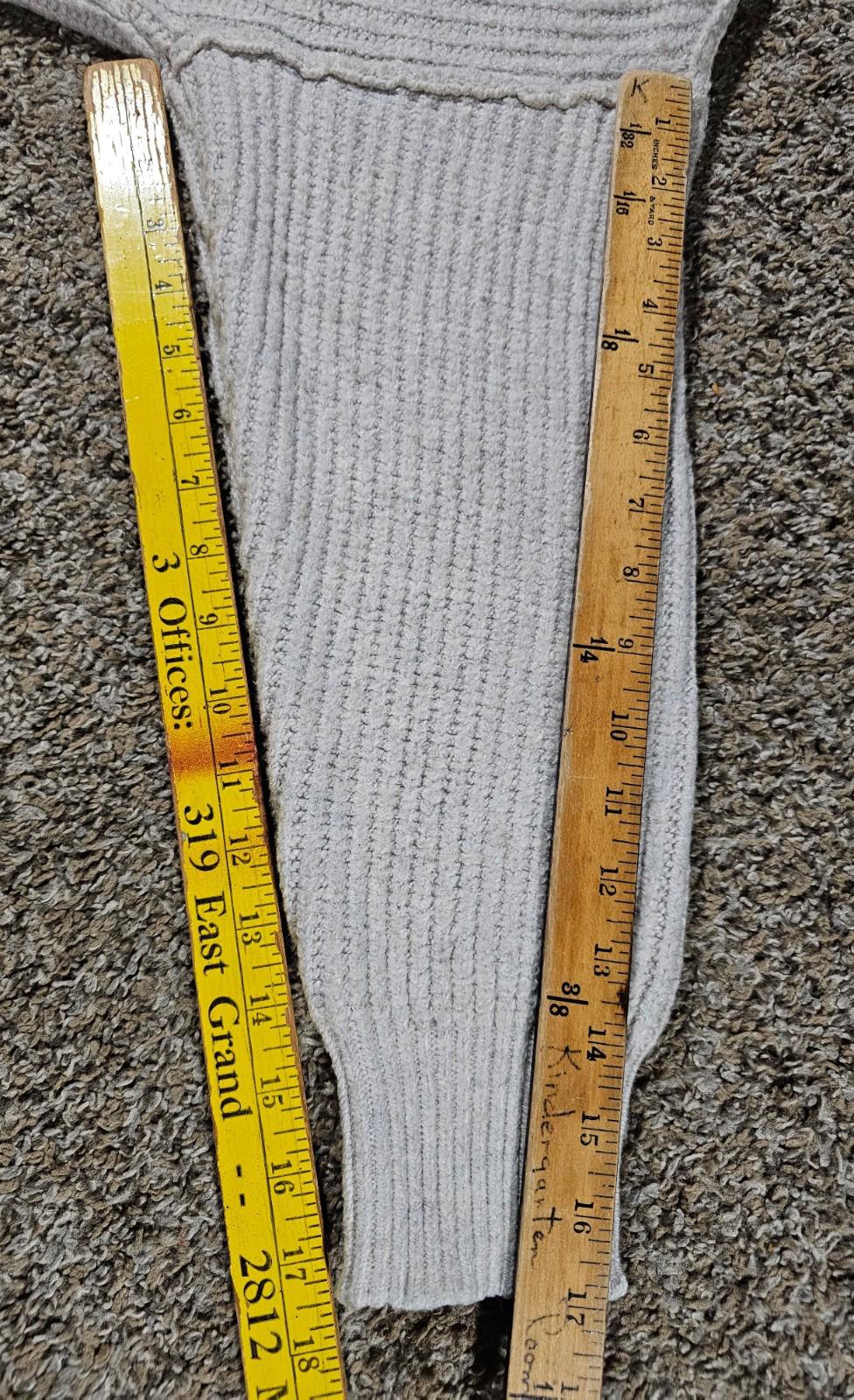 American Eagle Hoodie Thick Knit Beige Cream XS Super Soft