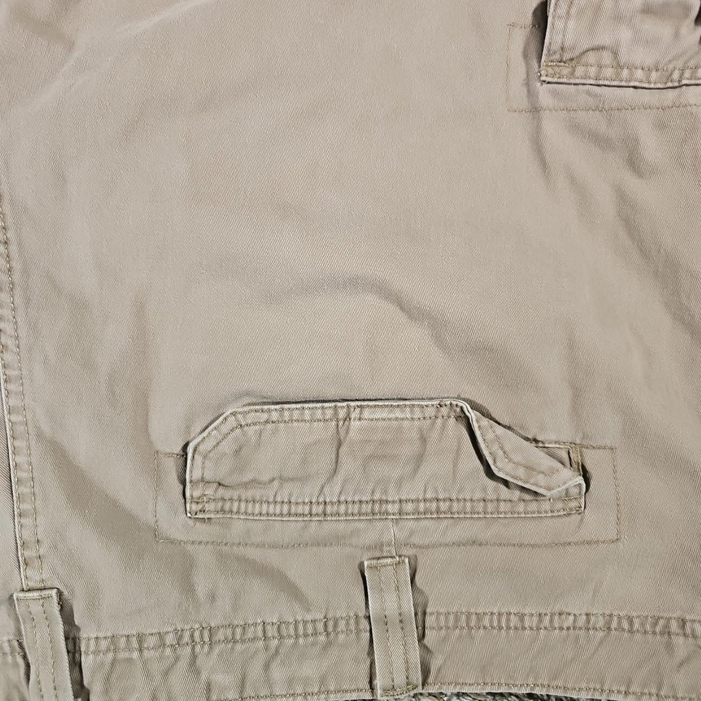 Lee Dungarees Cargo Shorts Sz 48 Khaki Utility Grunge