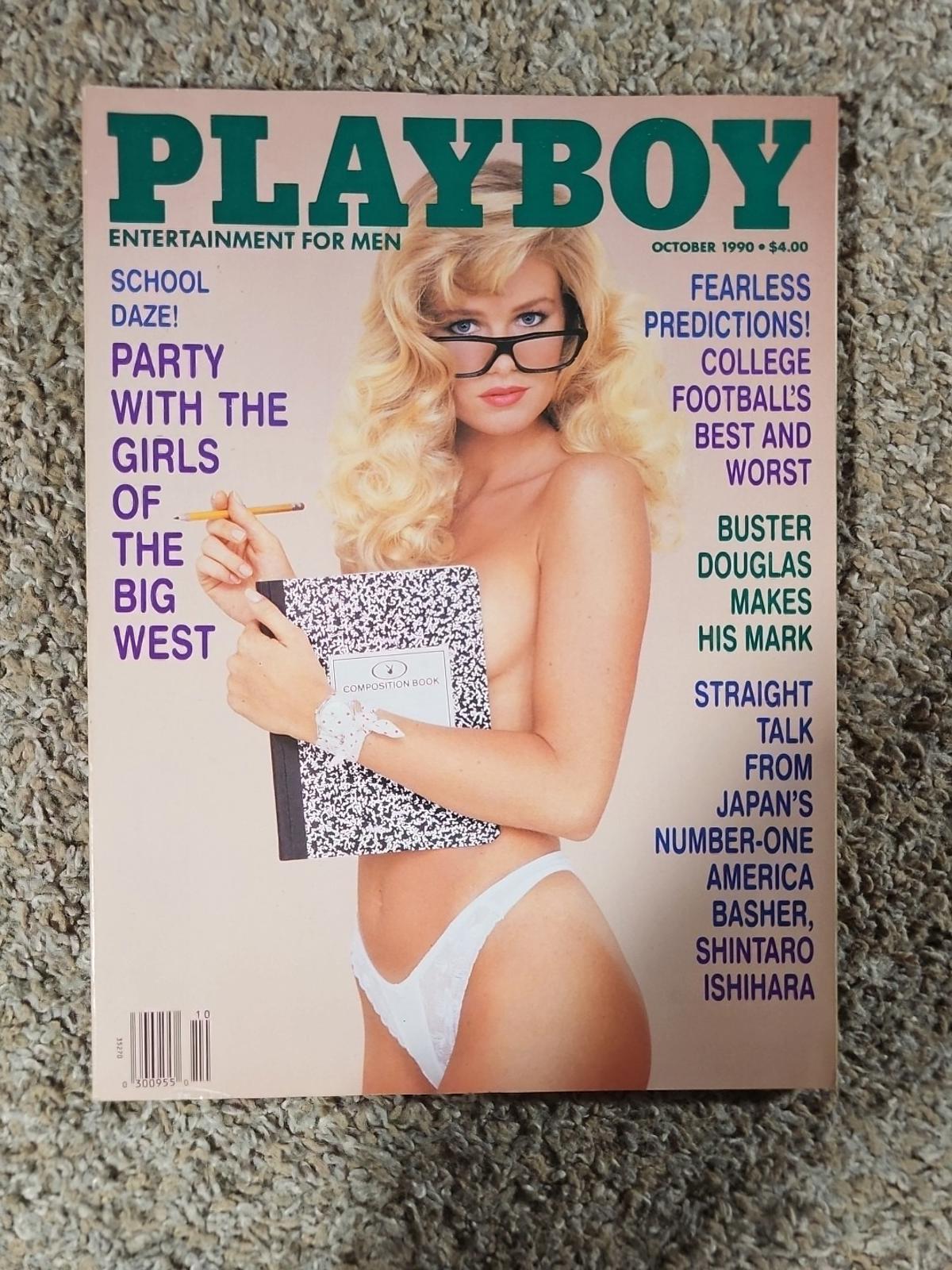 Playboy Magazine October 1990 Issue Melissa Evridge Brittany York