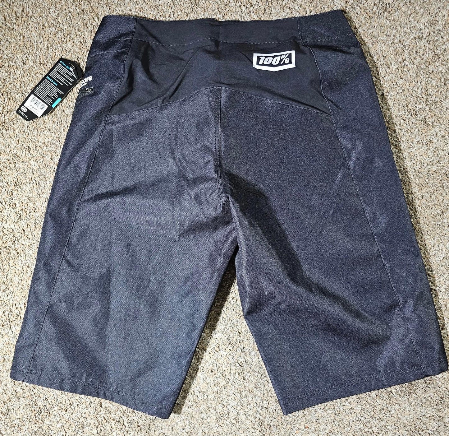 100% Mens 36 Downhill Cool R-Core Mountain Bike Shorts Black