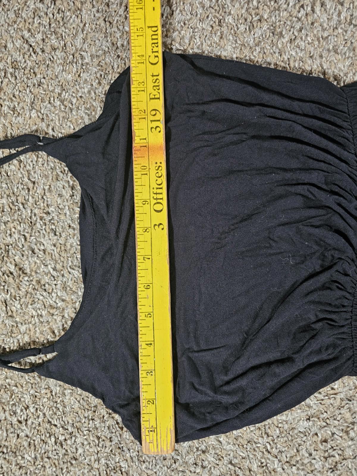 LUSH Long Black Dress Small