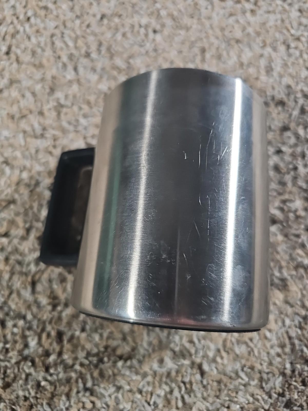 Vintage Harley-Davidson Stainless Steel Coffee Mug Cup ©1999 Bar Shield Logo