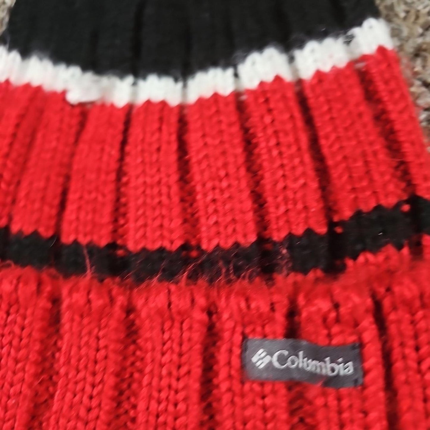 Wisconsin Badgers Columbia Winter Beanie Pom Hat