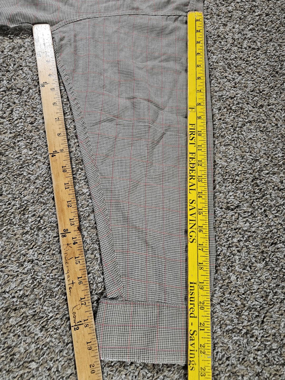 Chaps Ralph Lauren Plaid Houndstooth Shirt XL Pocket Logo