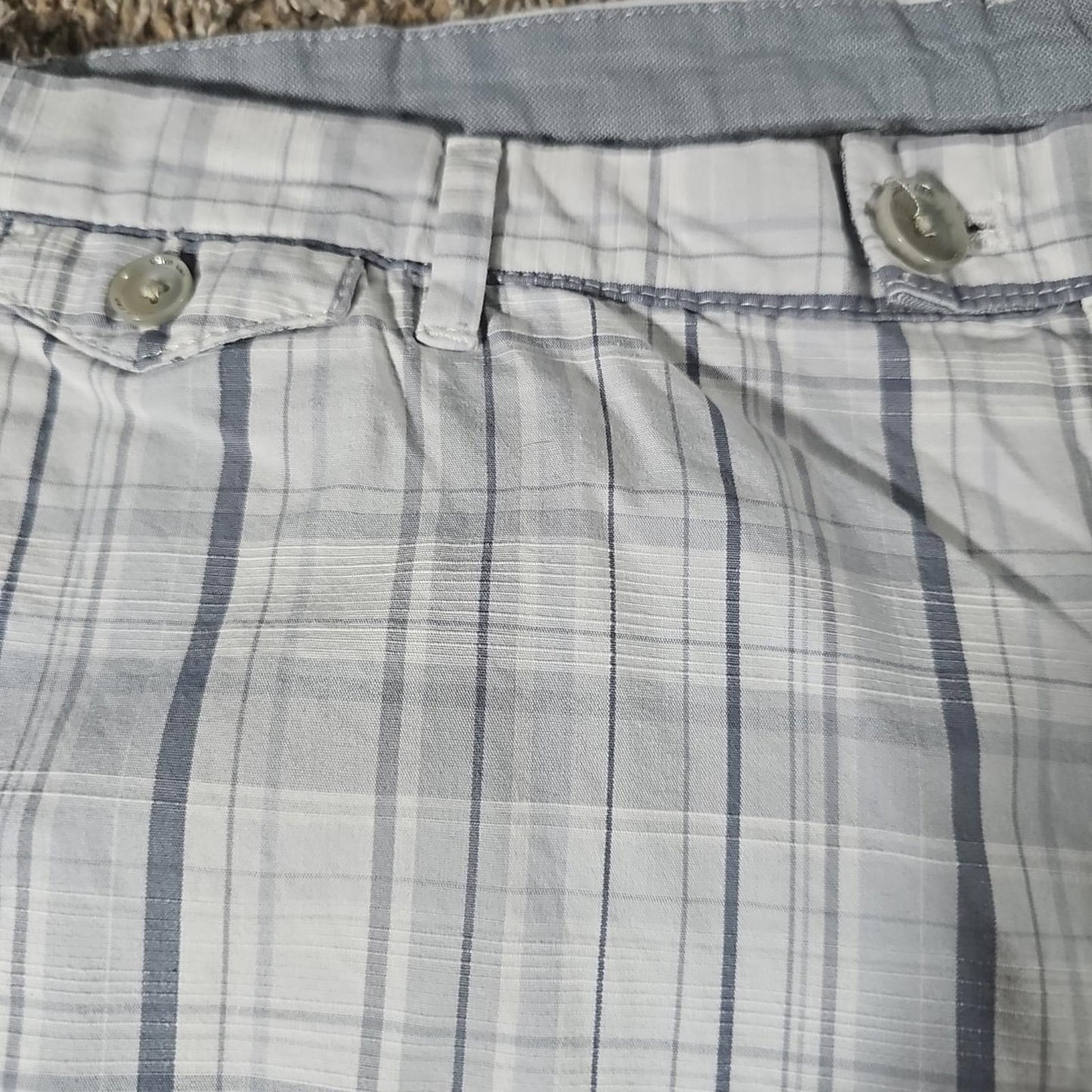 Calvin Klein Sz 36 Windowpane Shorts
