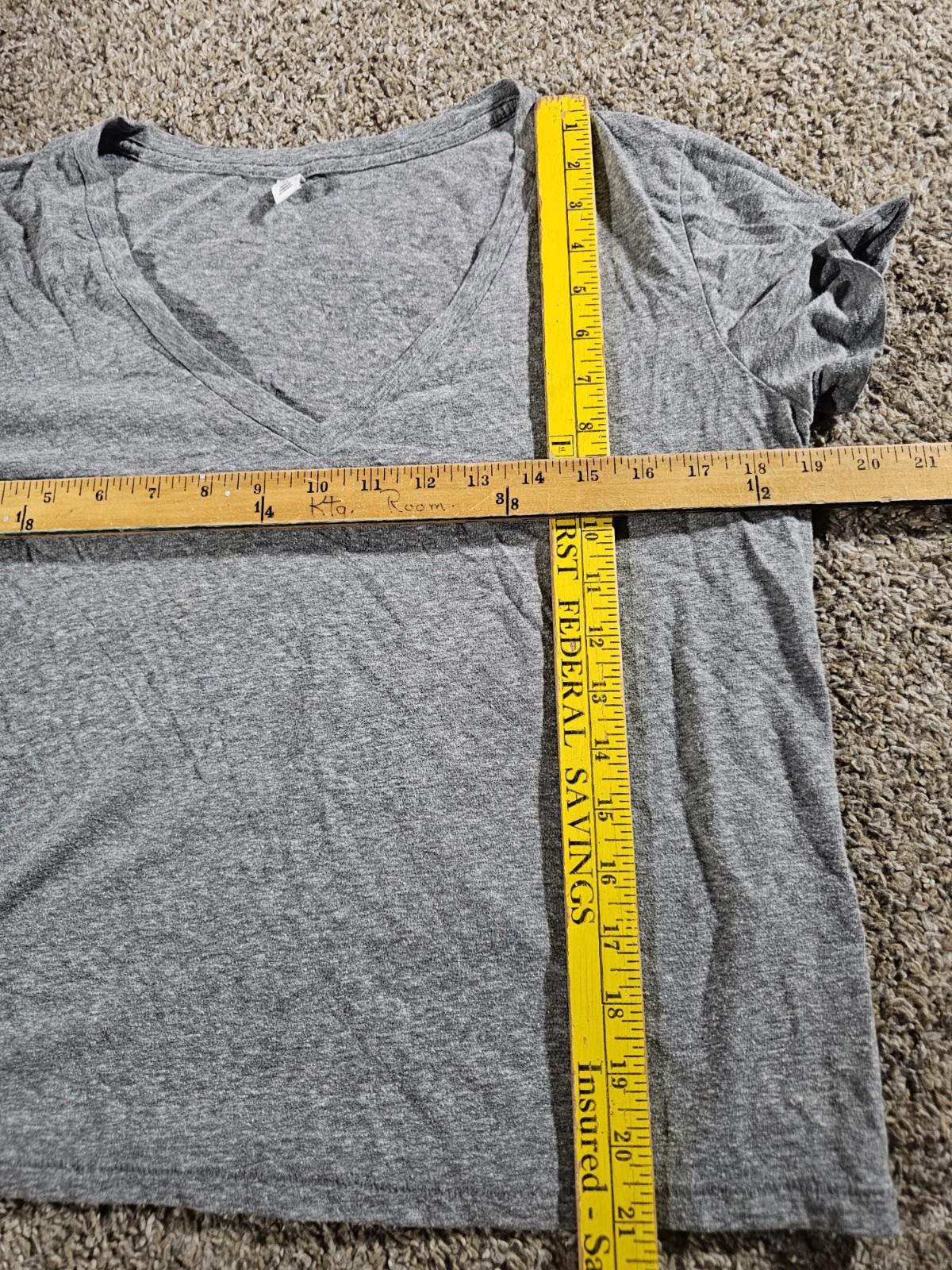 BP Gray Vneck Tshirt Medium