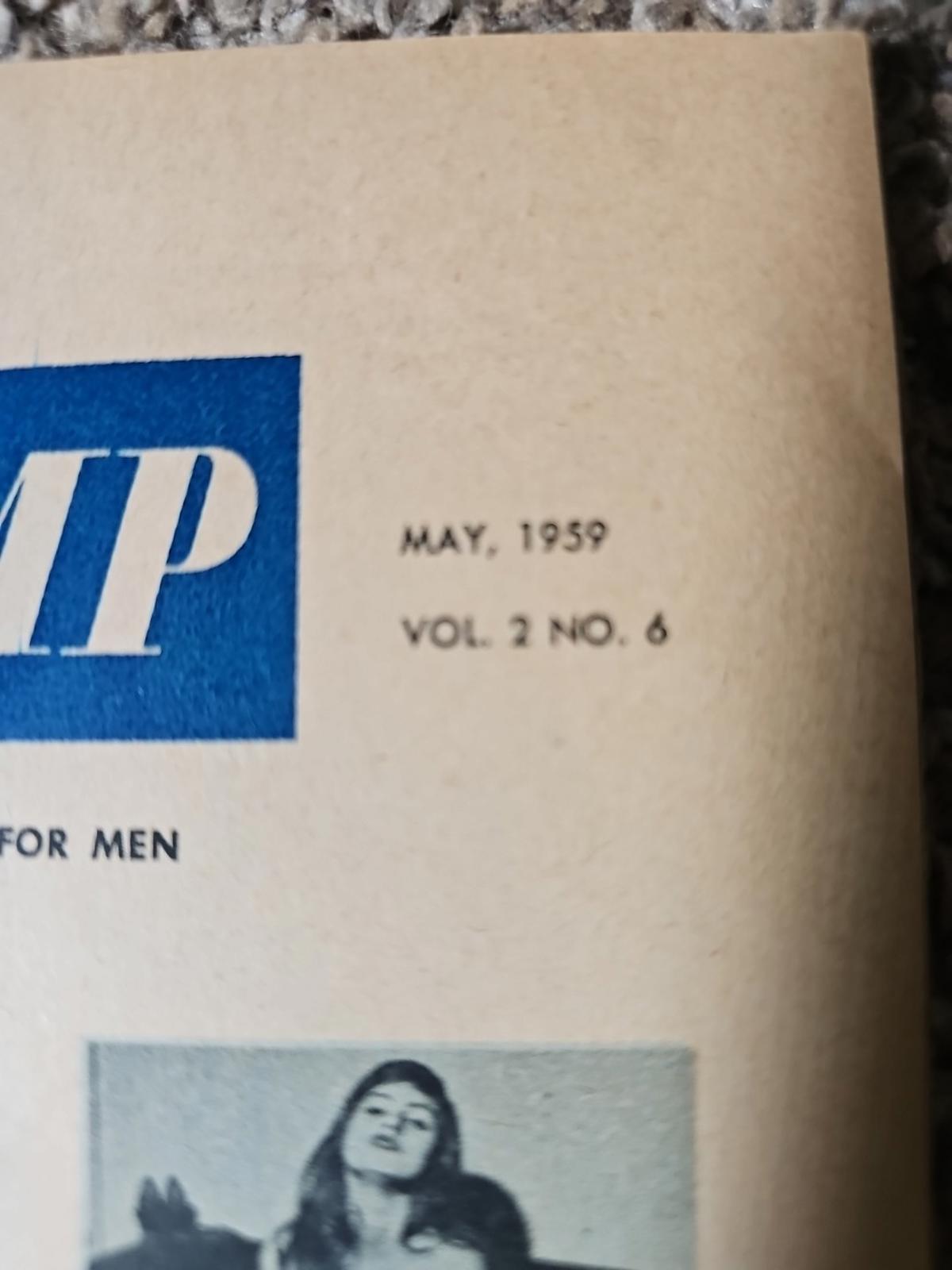 Vintage Men's Pinup Magazine SCAMP  May 1959 Netti Therp, June Wilkinson, Others