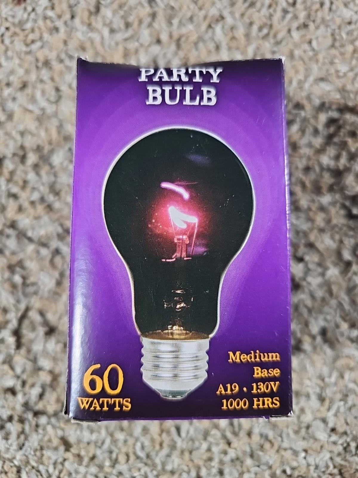 Greenbrier 60 Watts Black Light Party Bulb