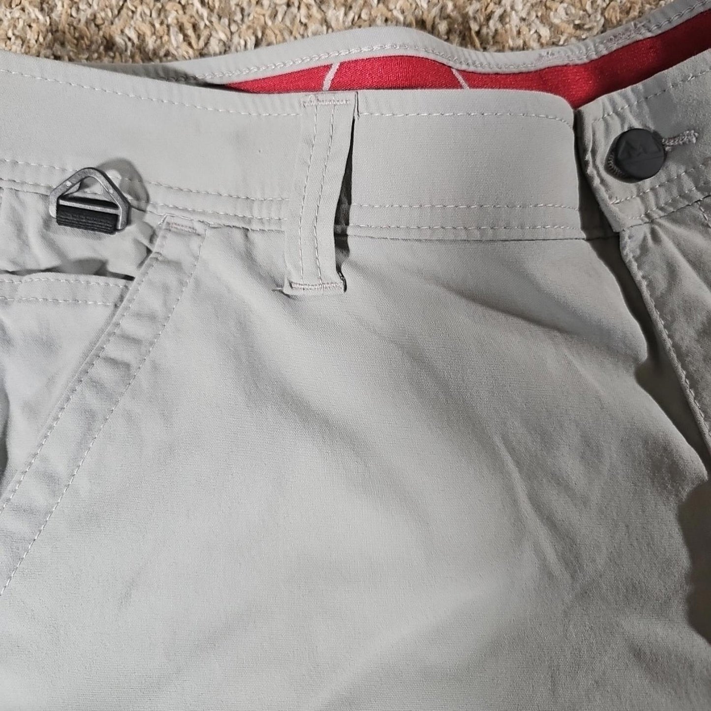 Wrangler Sz 36 Nylon Gray Hiking Shorts
