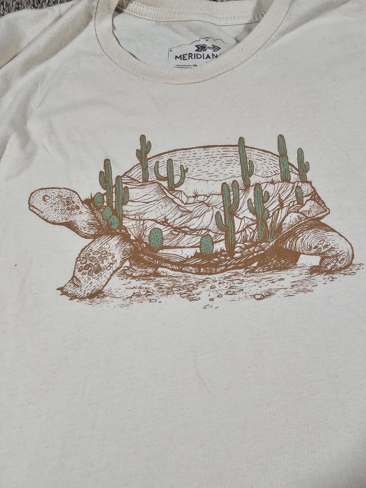 Meridian Line desert cactus tortoise tshirt