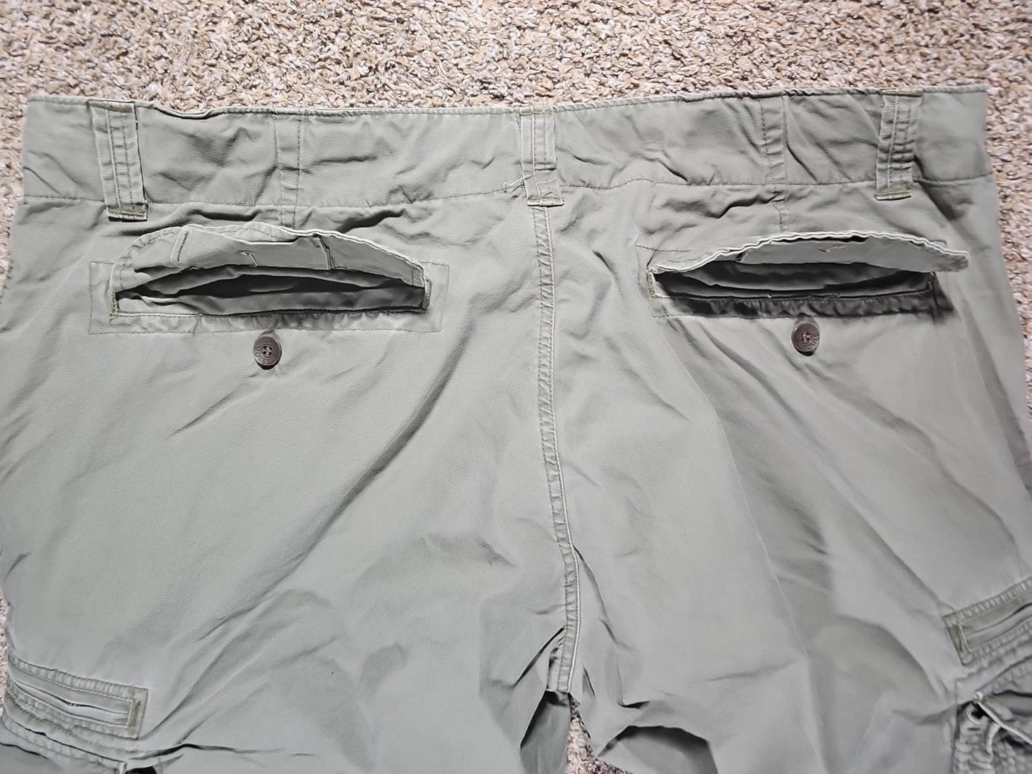 Y2K Molecule Cool Fusion Clothing Sz 50 Cargo Pants HEAVY