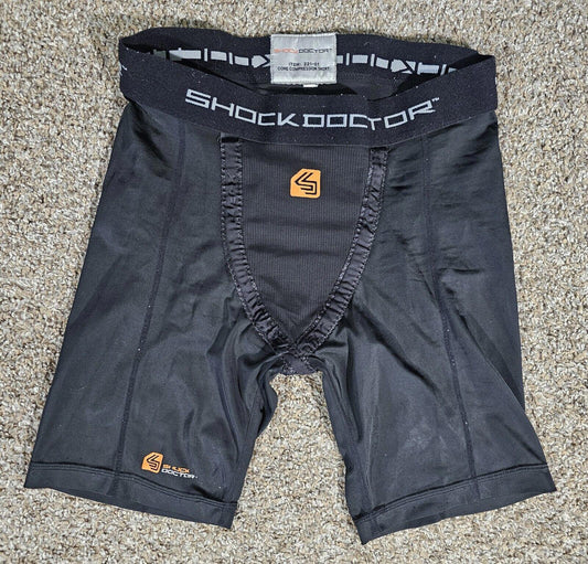 ShockDoctor Core Compression Shorts NutCup Pocket - DAMAGE
