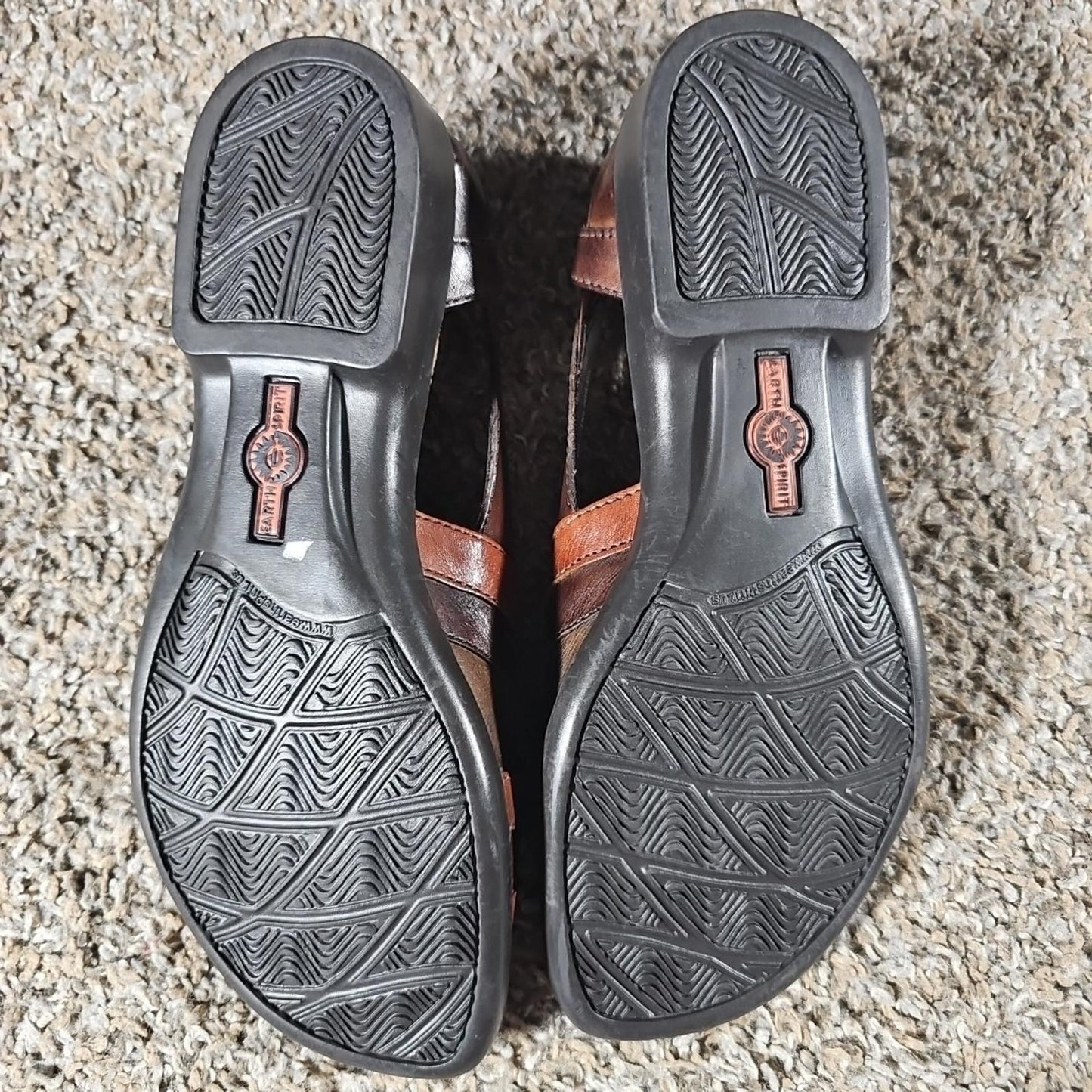 Earth Spirit Gelron 2000 Comfort First Loafer Sandals Sz 7