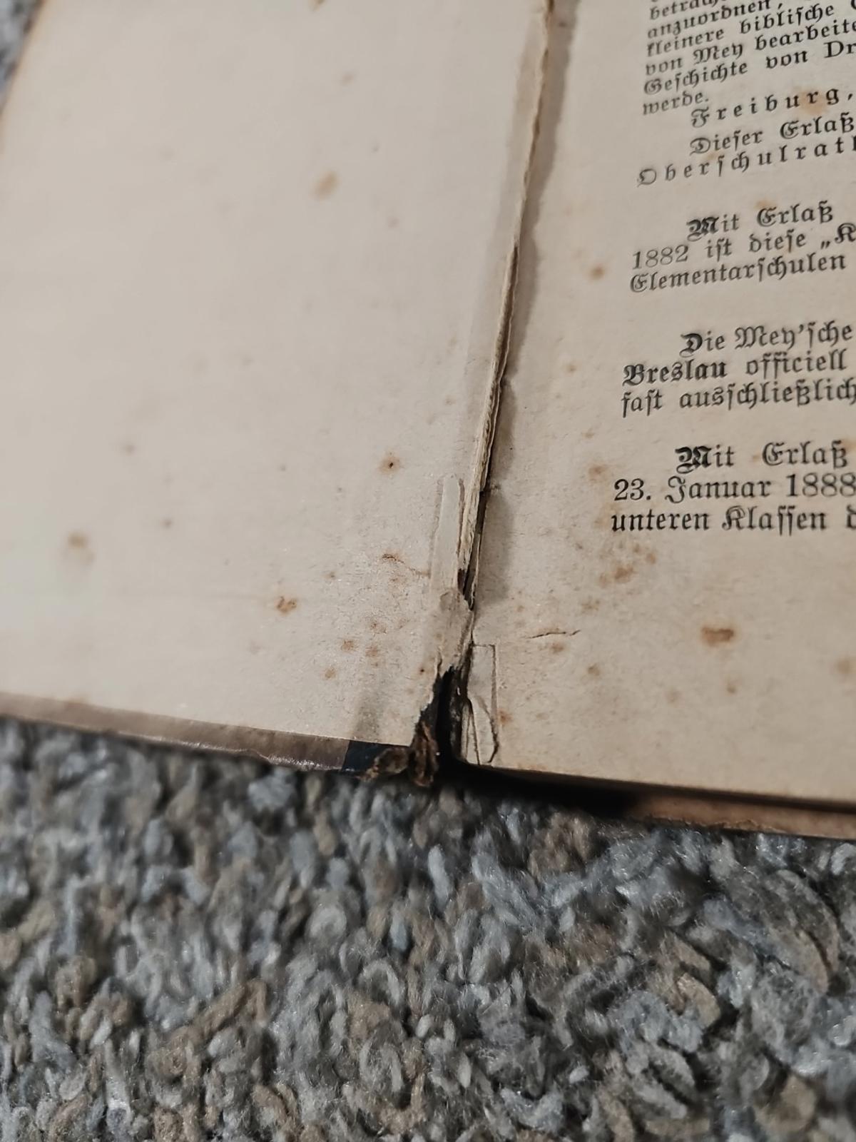 B. Herder antique religious book 1898 Dutch German Christian bible study book