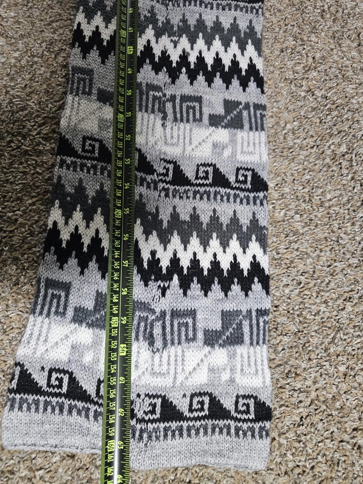 Savvyork Gray 100% Alpaca Scarf NWT