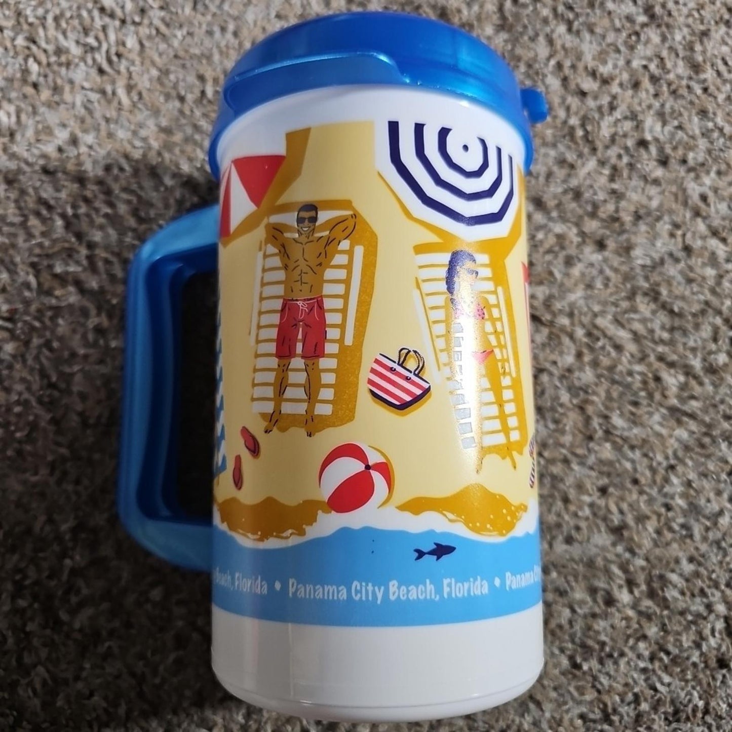 Life Is Better At The Beach Panama City Beach Florida 32oz WHIRLEY Travel Mug