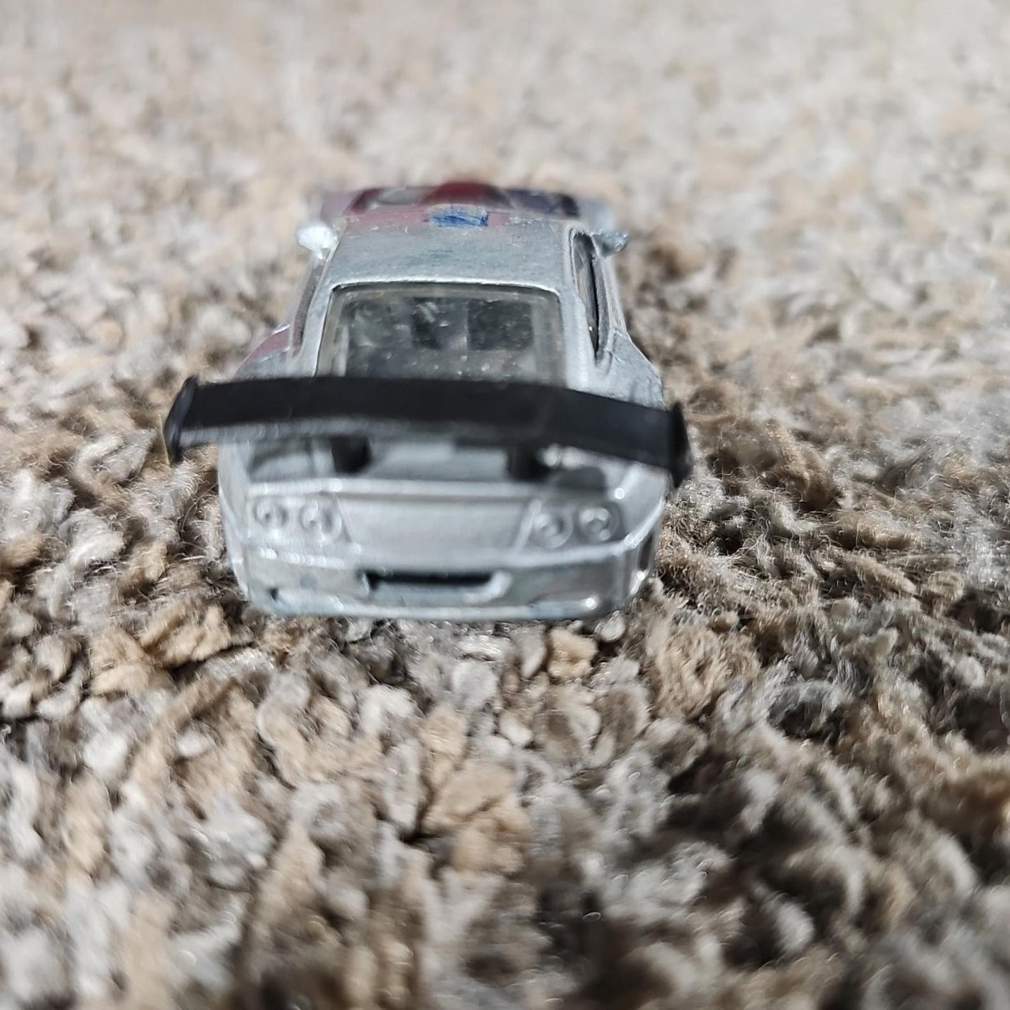 Hot Wheels Silver & Black Ferrari 575 GTC Loose Diecast 1:64