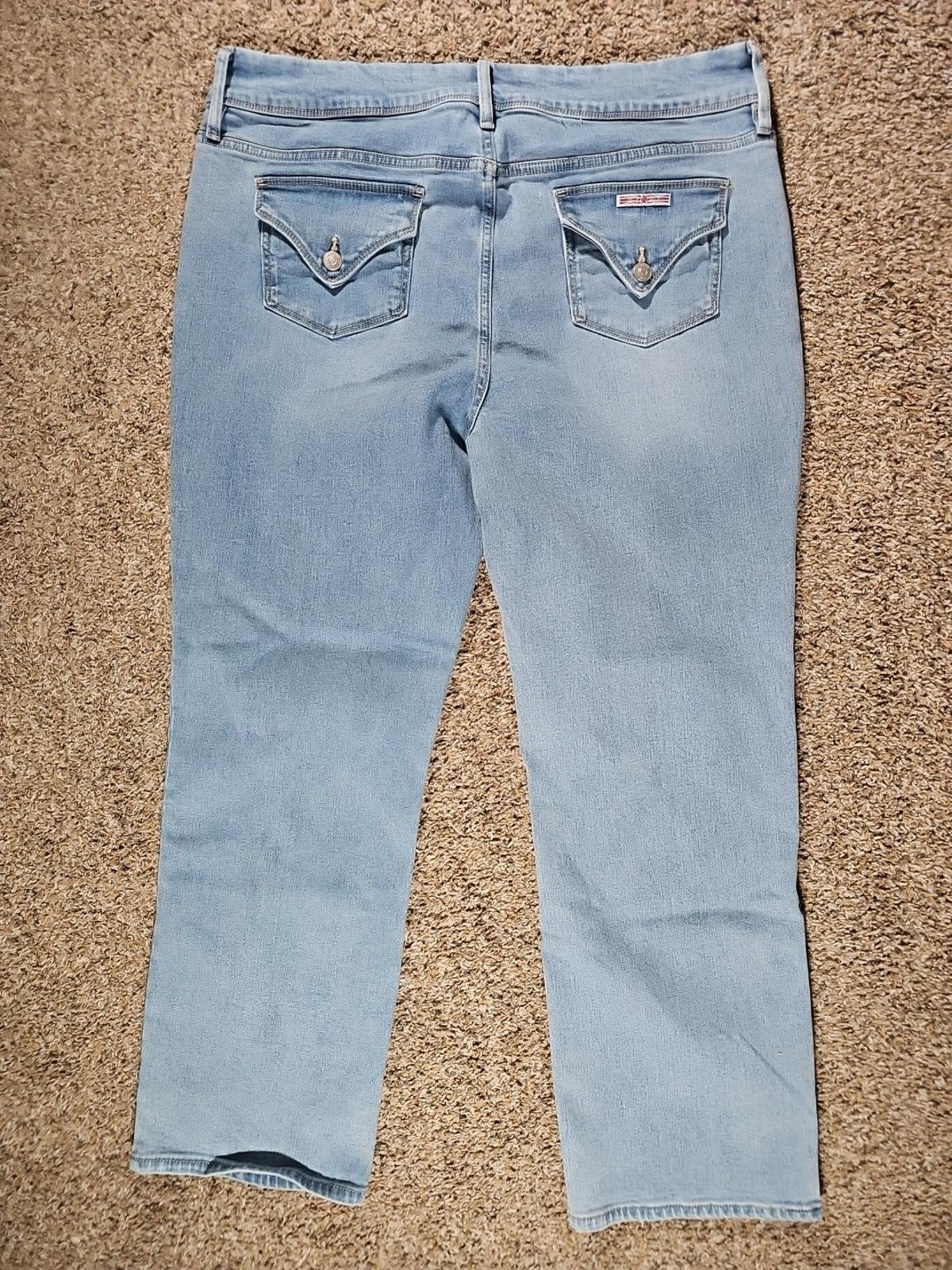 Hudson Los Angeles Sz 16 Blue Jeans Flap Pockets