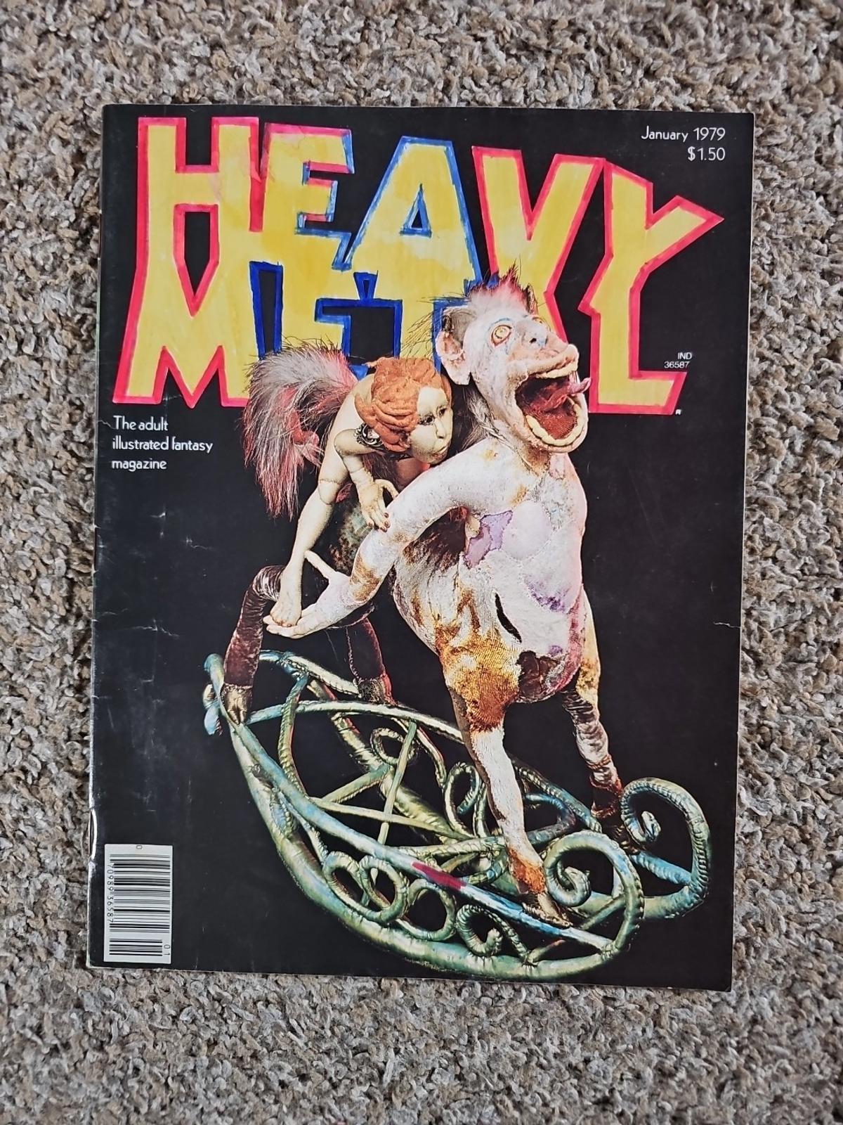 Heavy Metal Magazine Adult Comics January 1979 Rocking Centaur Vintage