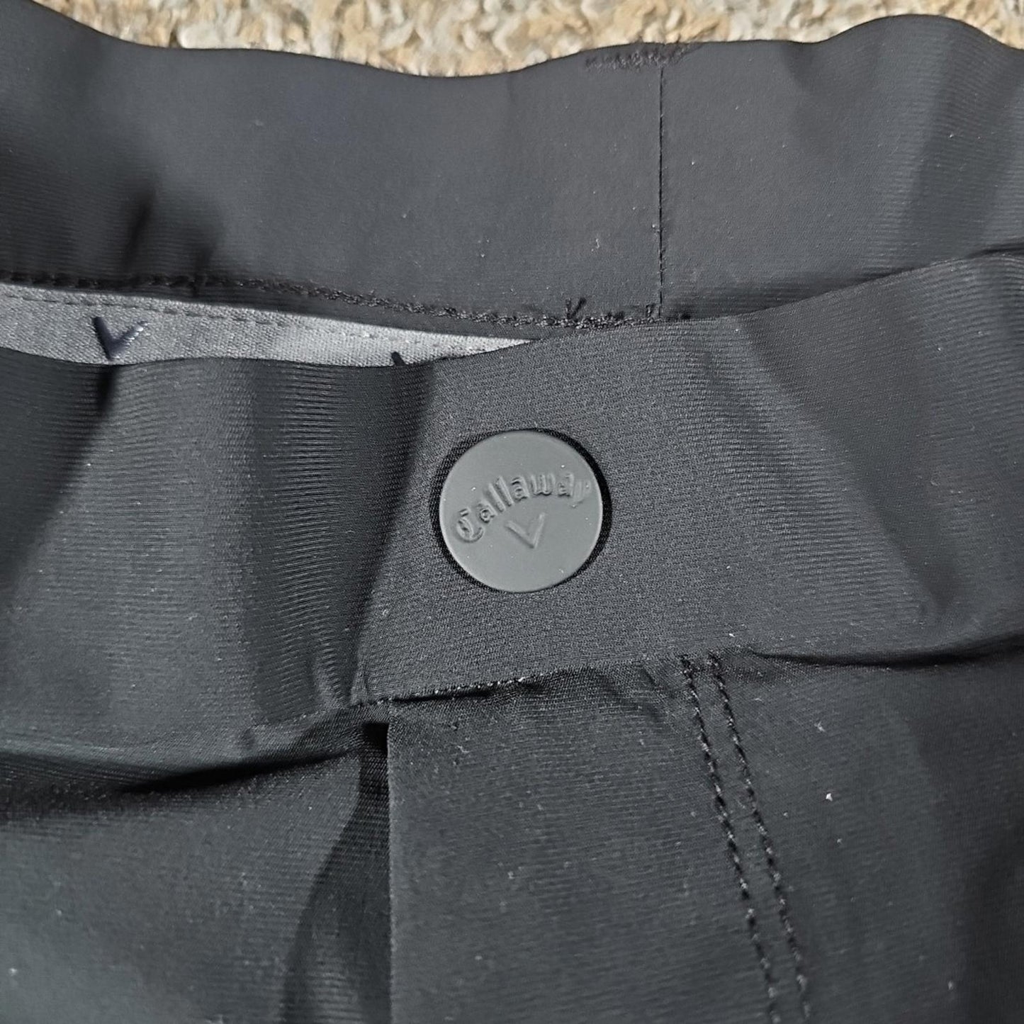 Callaway Black Golf Shorts Mens Size XXL Stretch Athleisure 42 8” Inseam