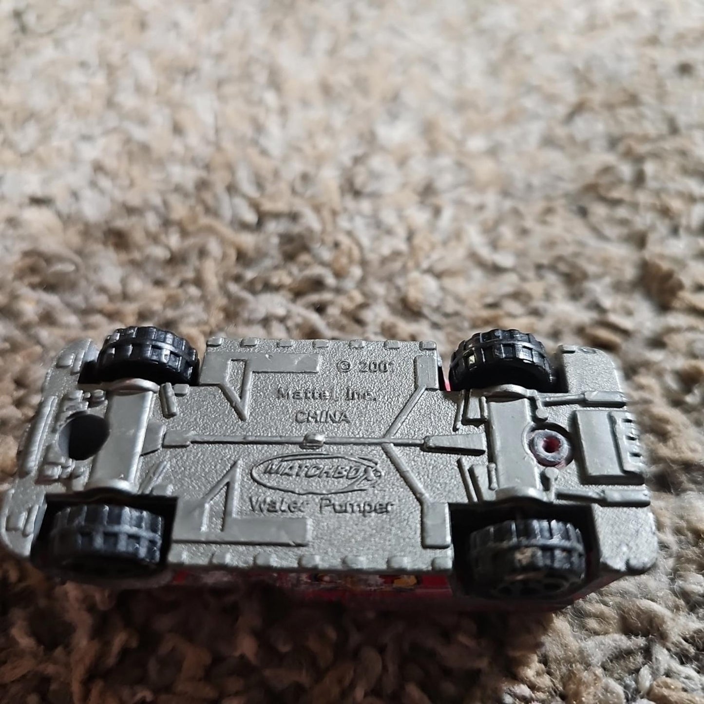 2001 Matchbox Water Pumper Fire Truck