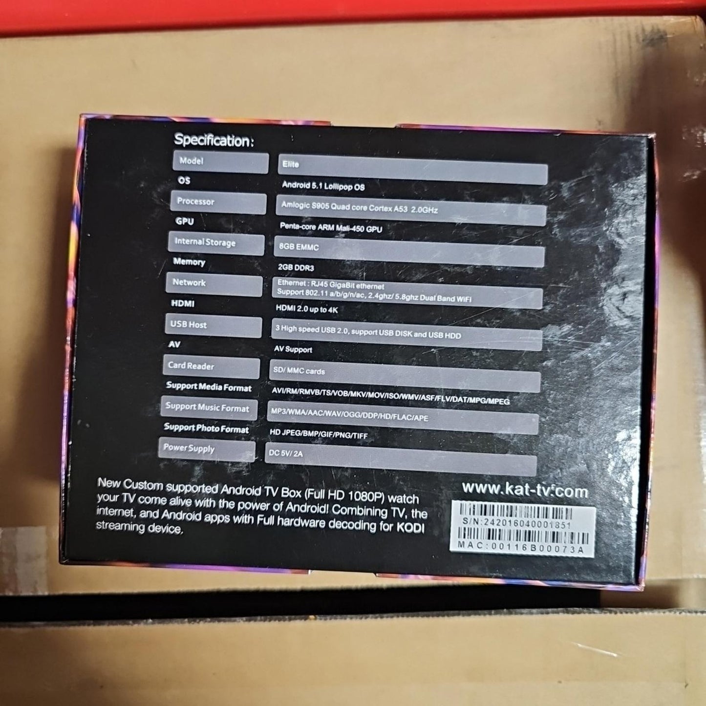Amlogic Quad Core Spare RAM 4k Streaming Boxes UNPROGRAMMED
